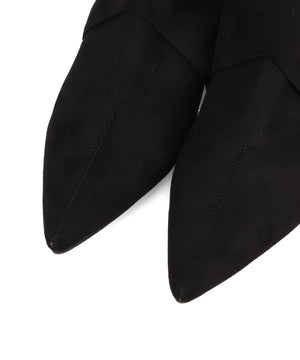 ベルトデザインスエードカバーロングブーツ/55505