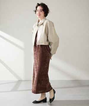 ビジューバックルフラットパンプス/56101