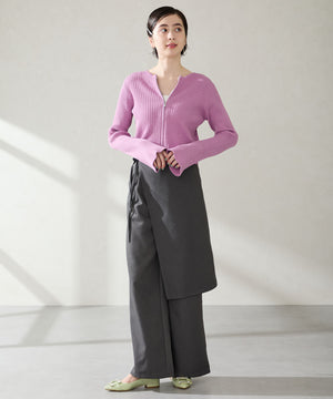 ビジューバックルフラットパンプス/56101