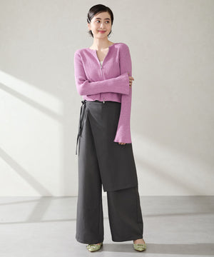 ビジューバックルフラットパンプス/56101