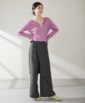 ビジューバックルフラットパンプス/56101