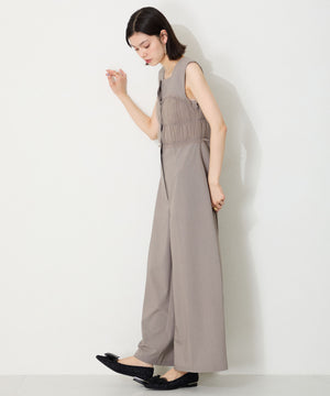 チュールリボンツイードパンプス/56106