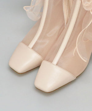 ビッグリボンチュールブーツ/56107