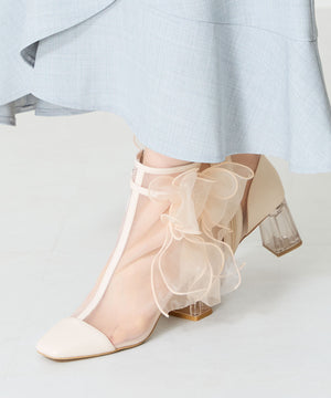 ビッグリボンチュールブーツ/56107