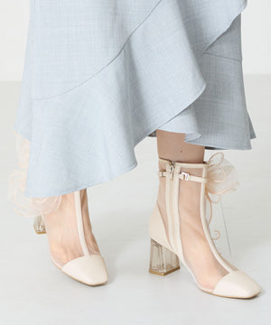 ビッグリボンチュールブーツ/56107