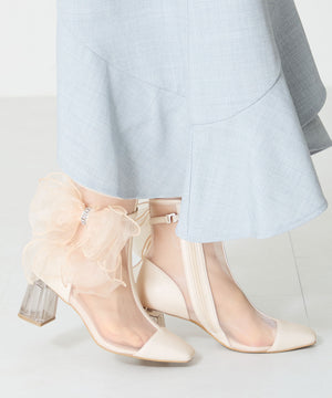 ビッグリボンチュールブーツ/56107