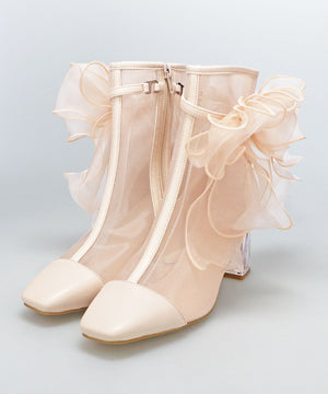 ビッグリボンチュールブーツ/56107