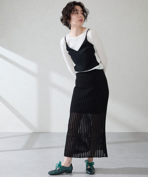 レースアップフラットパンプス/56301