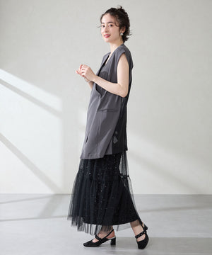 【カタログ掲載アイテム】パール×シアーバックストラップパンプス/56309