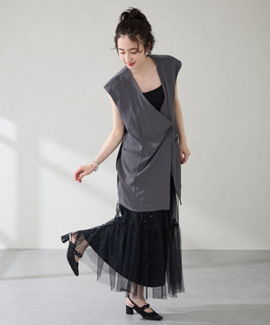 【カタログ掲載アイテム】パール×シアーバックストラップパンプス/56309