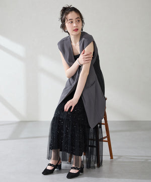 【カタログ掲載アイテム】パール×シアーバックストラップパンプス/56309