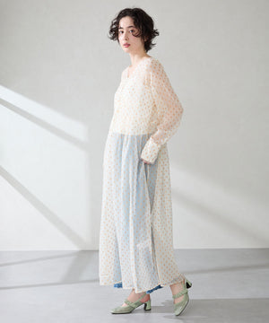 【カタログ掲載アイテム】パール×シアーバックストラップパンプス/56309