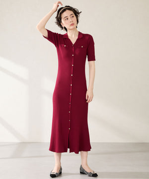 【カタログ掲載アイテム】ビジューモチーフツイードフラットパンプス/56310