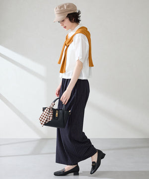 【カタログ掲載アイテム】ビットモチーフフレアヒールローファー/56311