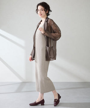 【カタログ掲載アイテム】ビットモチーフフレアヒールローファー/56311