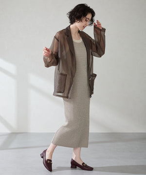 【カタログ掲載アイテム】ビットモチーフフレアヒールローファー/56311