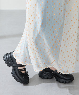 【カタログ掲載アイテム】バレエデザイン厚底シューズ/56312