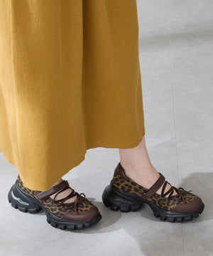 【カタログ掲載アイテム】バレエデザイン厚底シューズ/56312