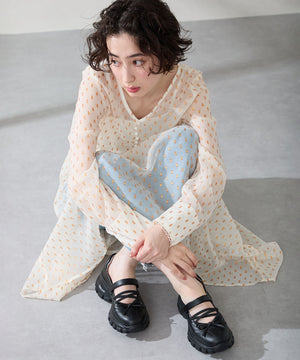 【カタログ掲載アイテム】バレエデザイン厚底シューズ/56312