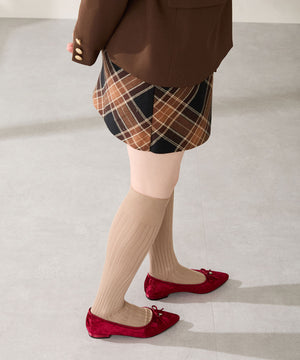 【カタログ掲載アイテム】ハートチャーム付きベロアバレエシューズ/56313