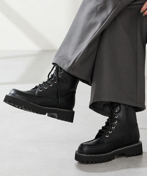 ラインストーンパーツレースアップブーツ/56401