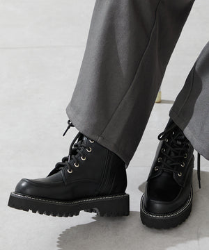 ラインストーンパーツレースアップブーツ/56401