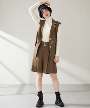 ラインストーンパーツレースアップブーツ/56401