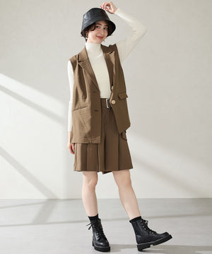 ラインストーンパーツレースアップブーツ/56401