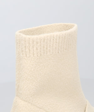 パールリボンニットブーツ/56405