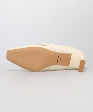 パールリボンニットブーツ/56405