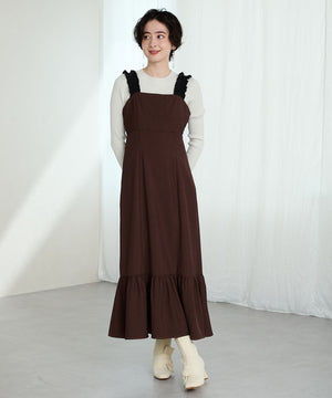 パールリボンニットブーツ/56405