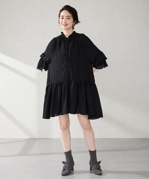 パールリボンニットブーツ/56405