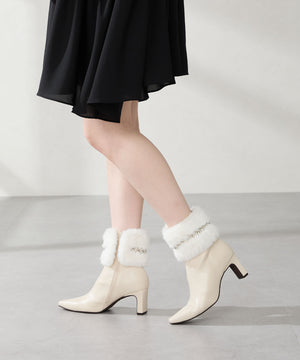 2wayファーベルトショートブーツ/56406