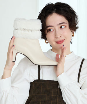 2wayファーベルトショートブーツ/56406