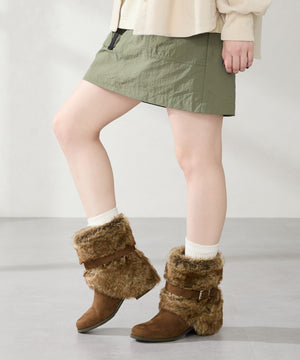 フェイクファーカバーブーツ/56407