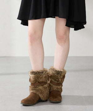 フェイクファーカバーブーツ/56407