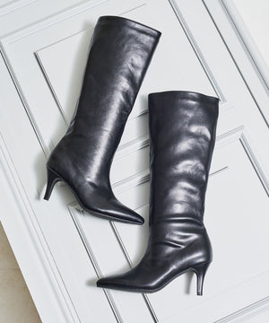 ポインテッドトゥヒールロングブーツ/57503