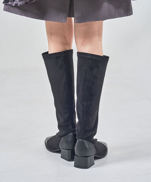 フロントジップロングブーツ/57504