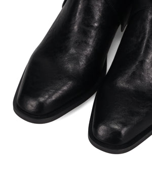 サイドバックルウエスタン風ロングブーツ/57507