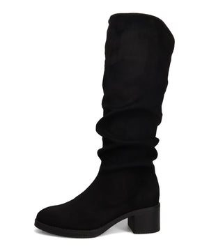 スエードルーズフィットロングブーツ/57508