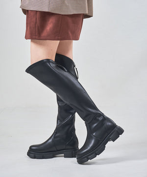 スラントカットストレッチニーハイブーツ/57510