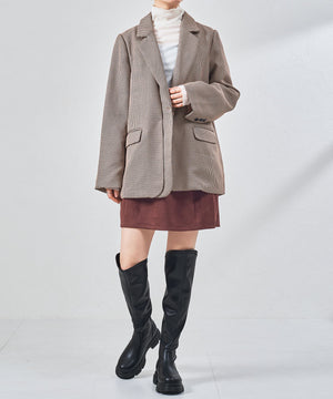 スラントカットストレッチニーハイブーツ/57510