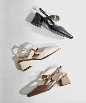 バックストラップパンプス/61101