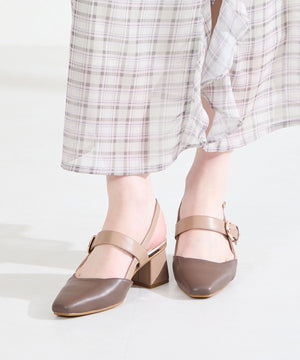 バックストラップパンプス/61101