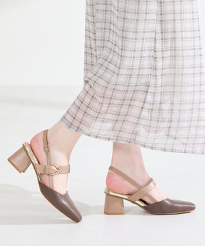 バックストラップパンプス/61101