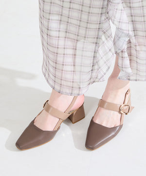 バックストラップパンプス/61101