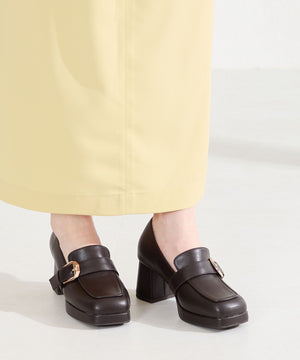 プラットフォームベルトローファー/61103