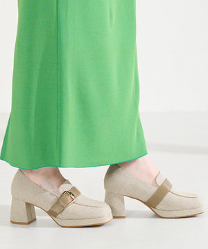 プラットフォームベルトローファー/61103