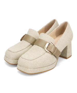 プラットフォームベルトローファー/61103