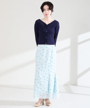 ビジューバックルヒールパンプス/61104